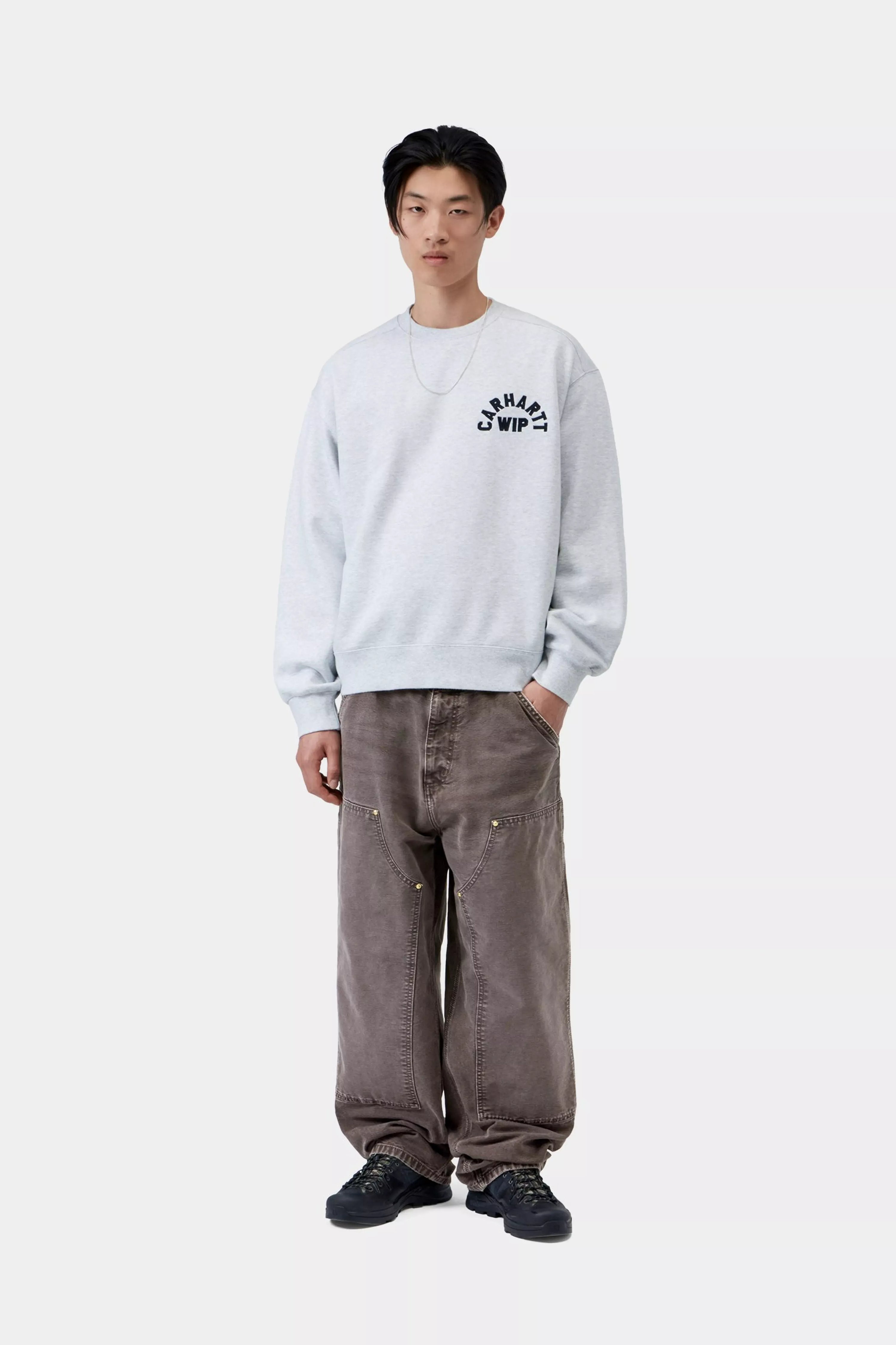 CARHARTT WIP OG Double Knee Pant Tobacco, Destroy wash