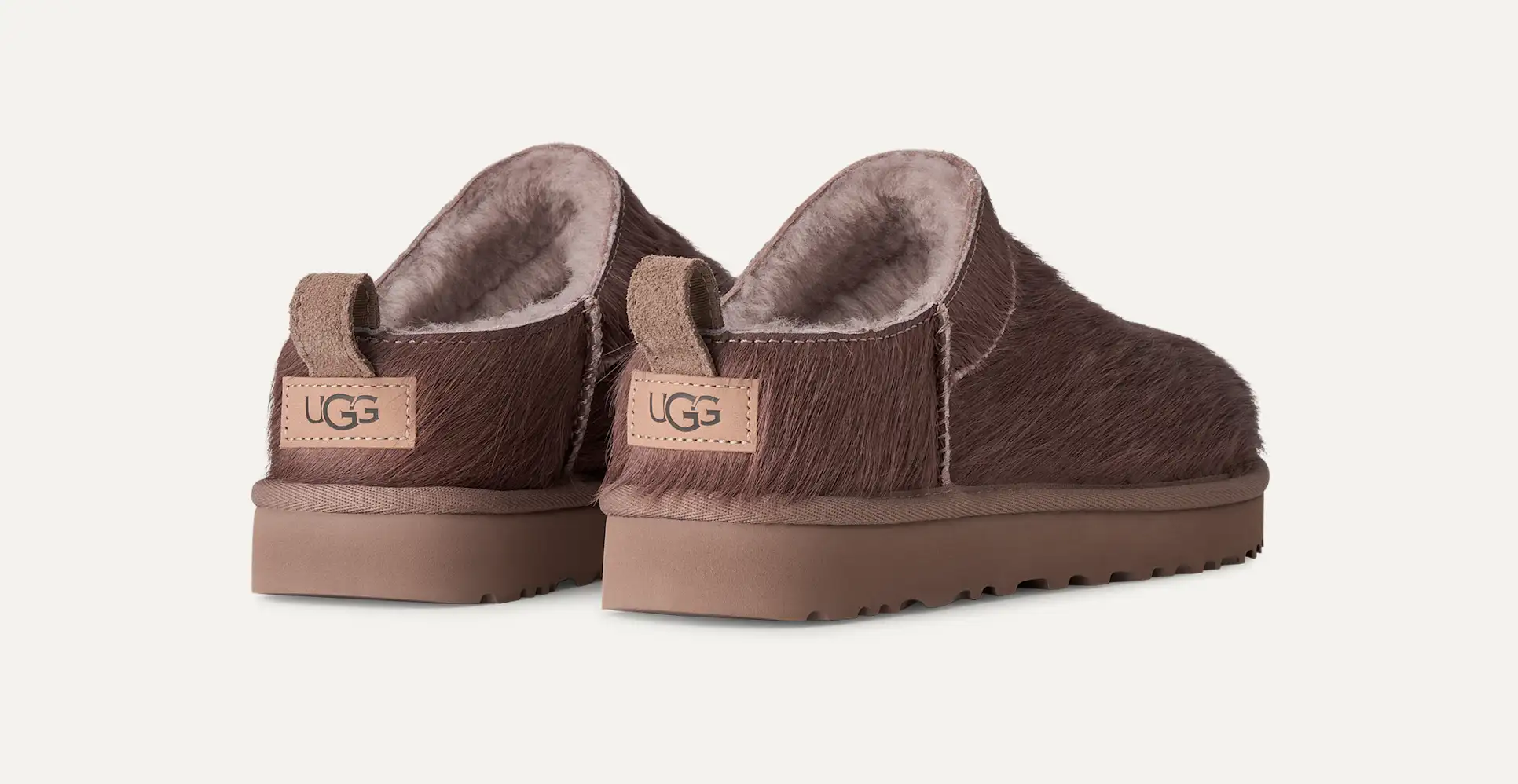 UGG CLASSIC MICRO Calf Hair Caribou