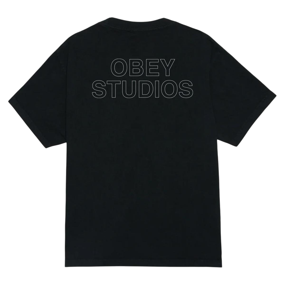 OBEY T-Shirt Studios Outline Vintage Black