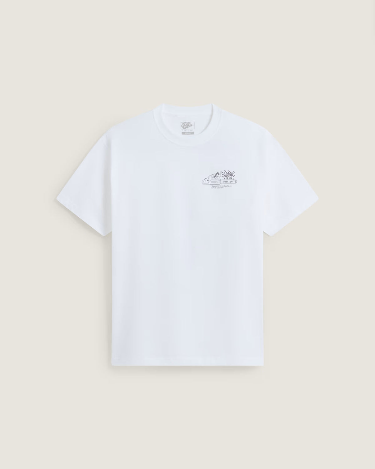 VANS T-SHIRT Dirt Trip White