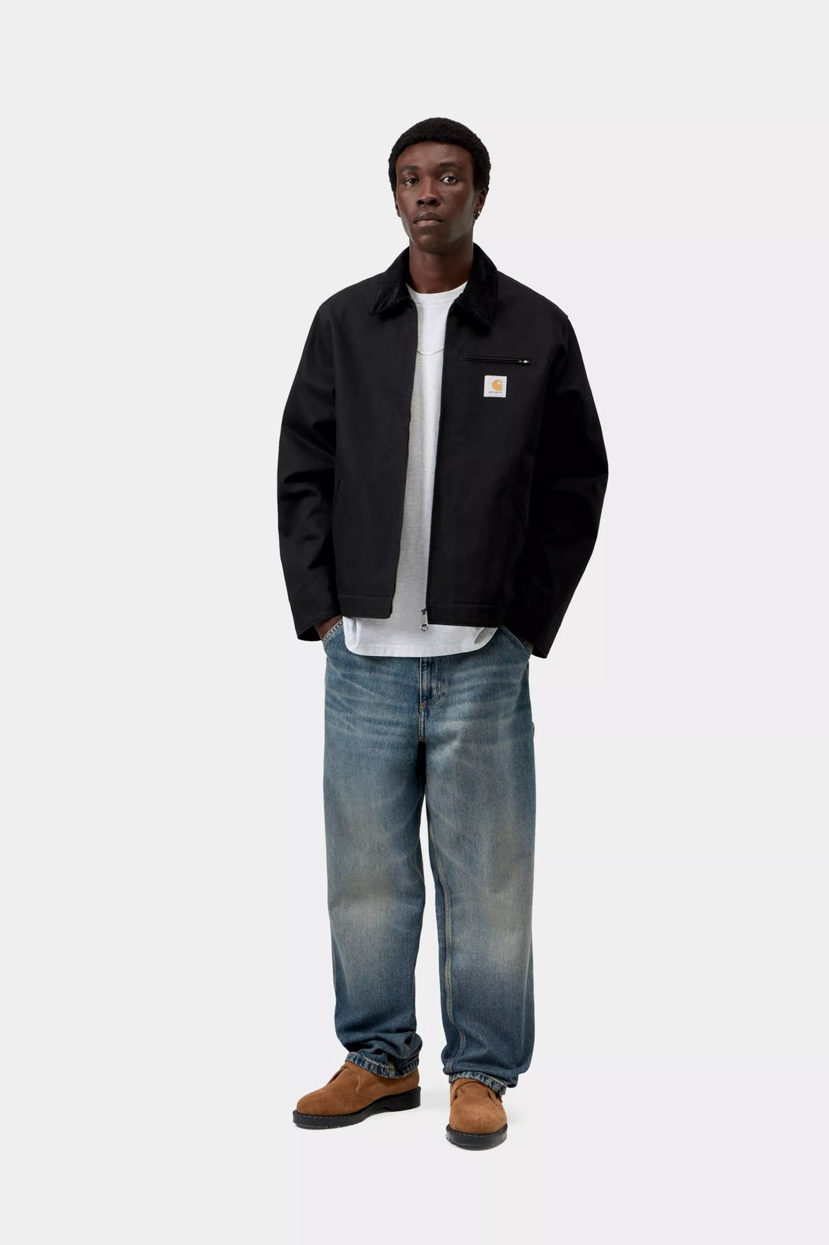 CARHARTT WIP Detroit Jacket (Winter) Black / Black, Rigid