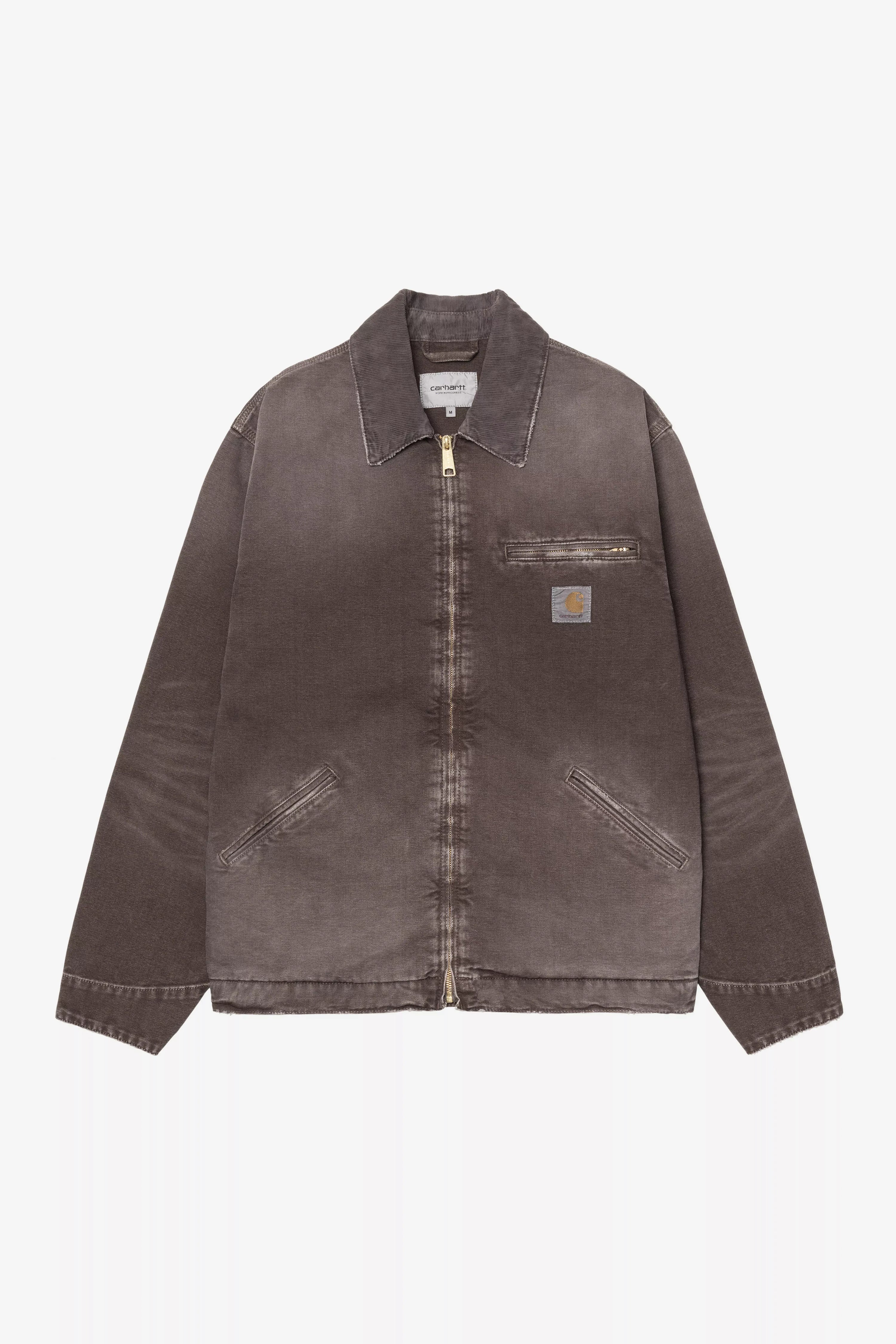 CARHARTT WIP OG Detroit Jacket Tobacco / Tobacco, Destroy wash
