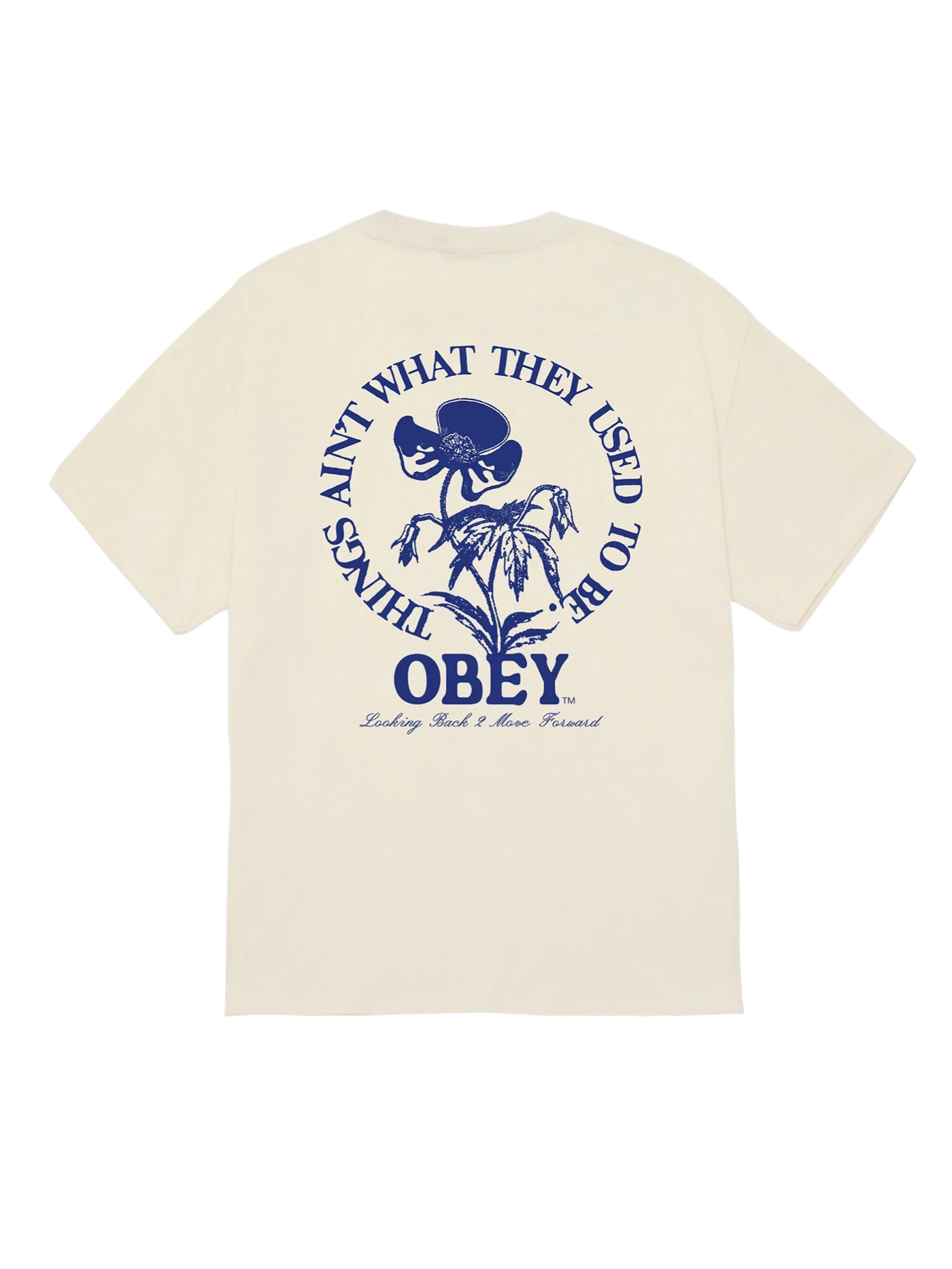OBEY T-Shirt Move Forward Cream