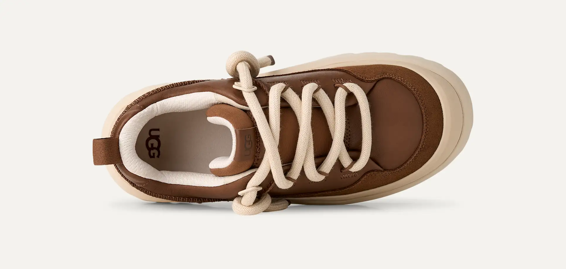 UGG Heritage Utility Sneakers Uomo Dark Chestnut Whitecap