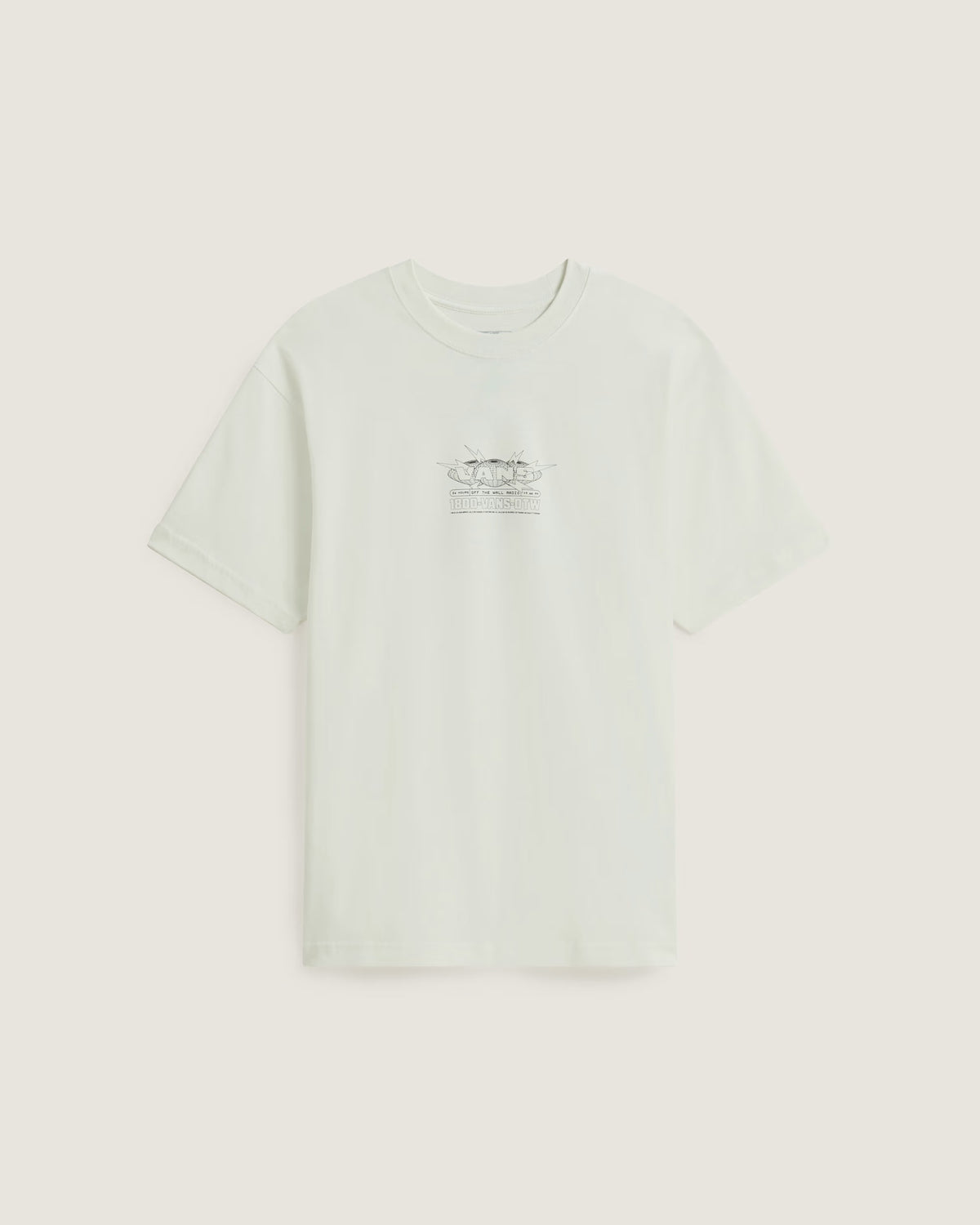 VANS T-SHIRT Hotline Radio Off White