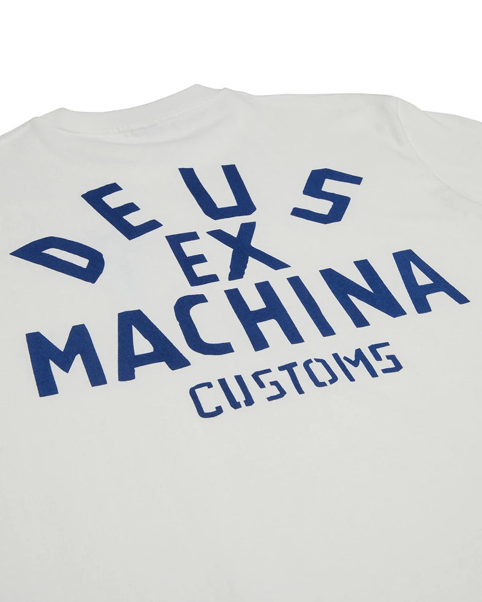 DEUS EX MACHINA T-shirt Pisstin White Blue