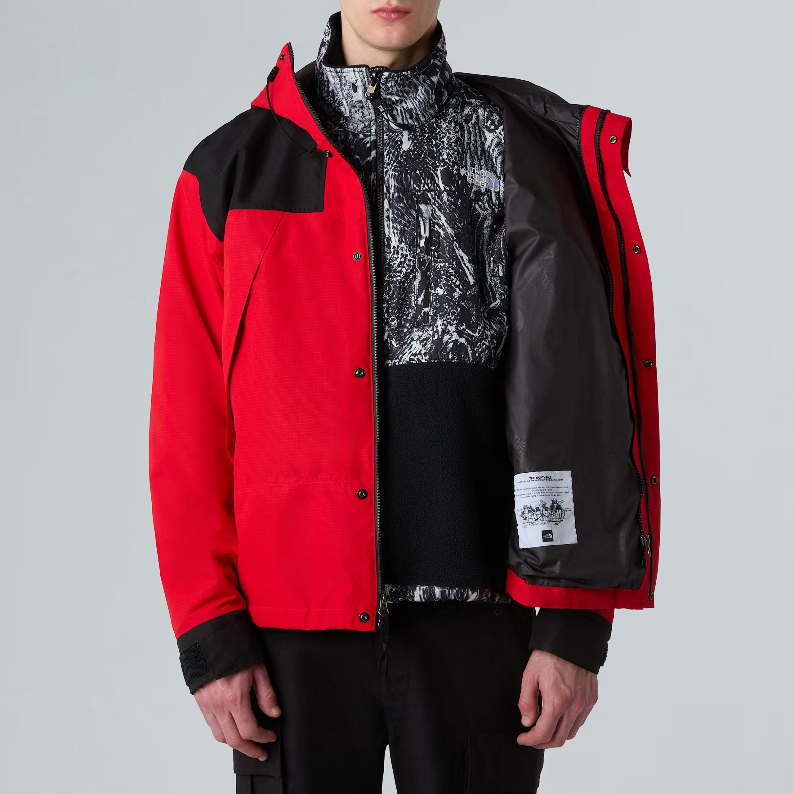 THE NORTH FACE Giacca DryVent™ Mono Mountain da uomo TNF Red-TNF Black