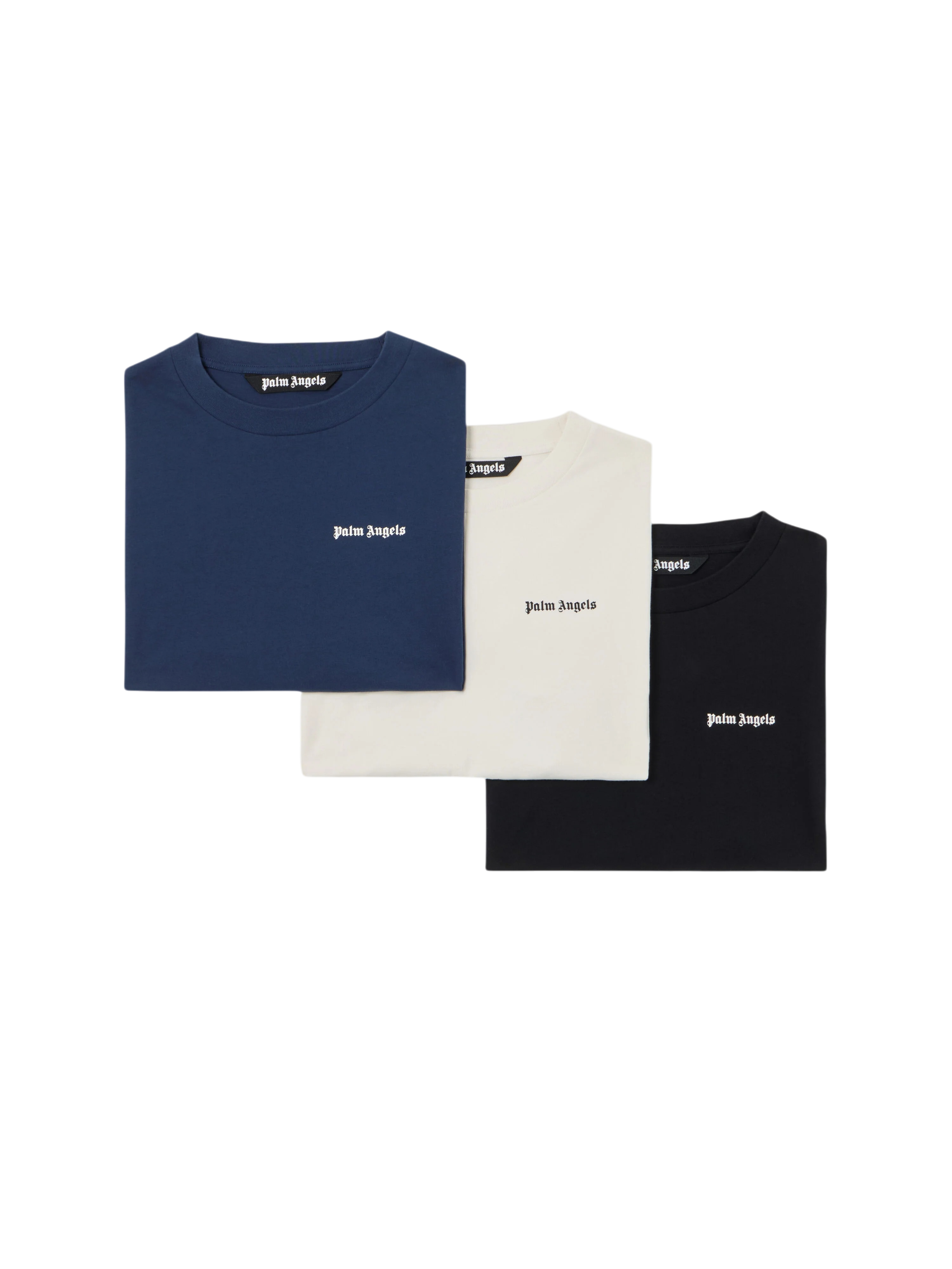 PALM ANGELS Classic Logo T-Shirt Tripack Multicolor