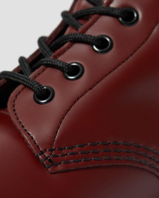 DR MARTENS STIVALI 1460 SMOOTH CHERRY RED