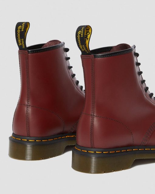 DR MARTENS STIVALI 1460 SMOOTH CHERRY RED