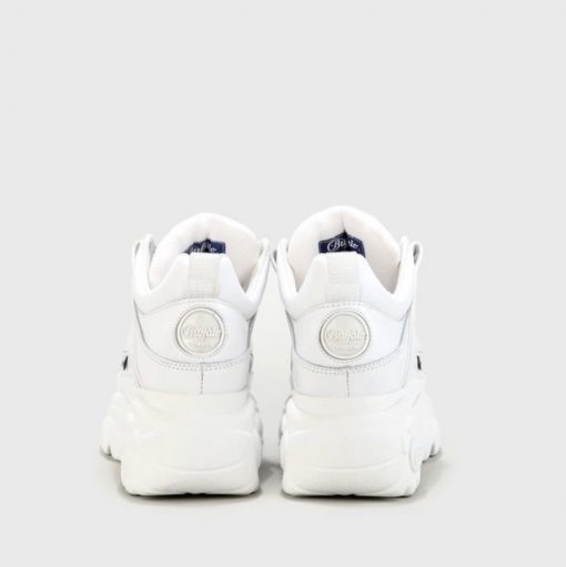 BUFFALO CLASSIC LOW WHITE LEATHER