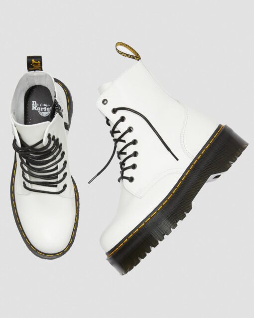 DR MARTENS STIVALI PLATFORM JADON WHITE