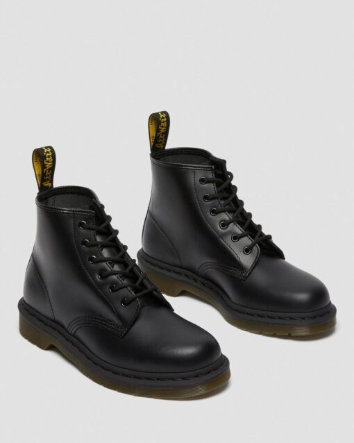 DR MARTENS STIVALETTI 101 BLACK SMOOTH