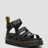 DR MARTENS SANDALI DI PELLE CON CINTURINO BLAIRE (White Hydro)