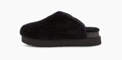 UGG Fuzz Sugar slide (black)