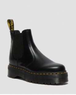 DR MARTENS STIVALETTI CHELSEA DI PELLE 2976 CON PLATFORM