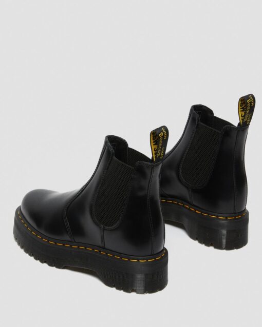 DR MARTENS STIVALETTI CHELSEA DI PELLE 2976 CON PLATFORM