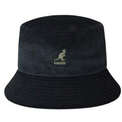 KANGOL Cord Bucket BLACK