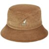 KANGOL Cord Bucket BLACK