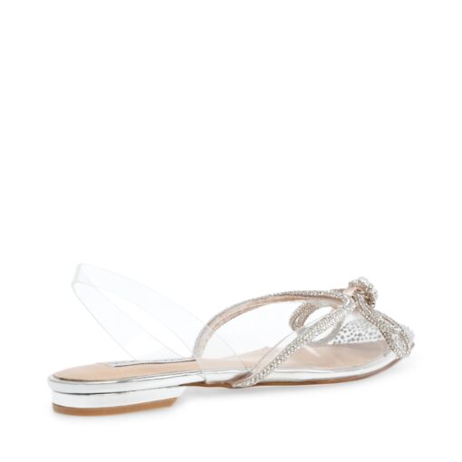 STEVE MADDEN BALLERINA JUSTI clear silver