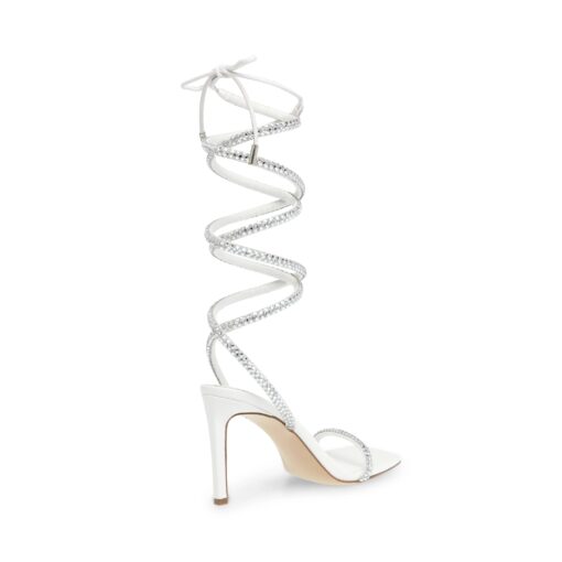 STEVE MADDEN SANDALO ENCHANTER white silver