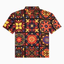 DOLLY NOIRE Maioliche Rosse Pattern Oversize Shirt