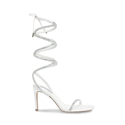 STEVE MADDEN SANDALO ENCHANTER white silver