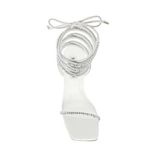 STEVE MADDEN SANDALO ENCHANTER white silver