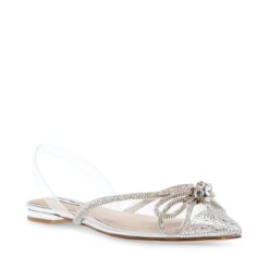 STEVE MADDEN BALLERINA JUSTI clear silver