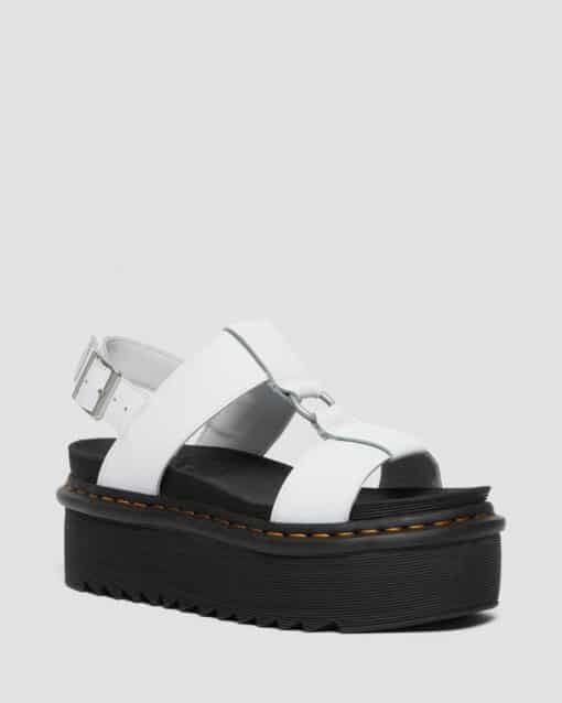 DR MARTENS  SANDALI DI PELLE FRANCIS CON CINTURINO