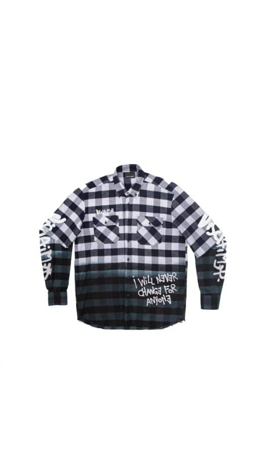 Disclaimer Camicia Quadri Stampata