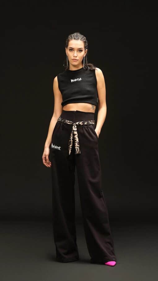 Disclaimer Black High Waist pant
