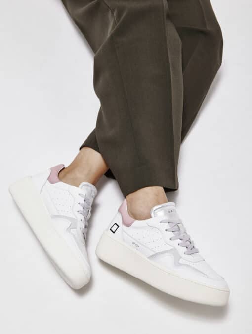 D.A.T.E. STEP POP White-Pink