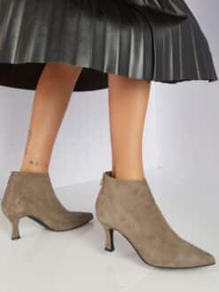 OVYÉ TRONCHETTO IN CAMOSCIO Taupe