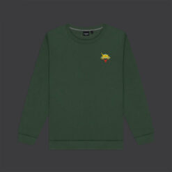 Dolly Noire Musashi and Tiger Crewneck Green