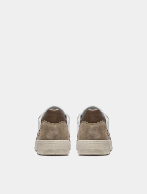 D.A.T.E. COURT 2.0 VINTAGE CALF WHITE-BROWN
