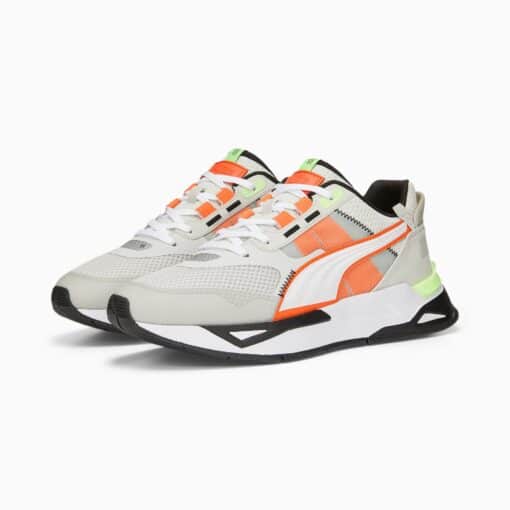PUMA Mirage Sport Tech Glacier Gray-Nasturtium