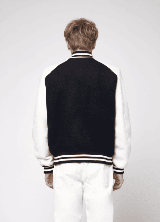 BLAST OFF GIACCA VARSITY MIRA BASIC White / Black