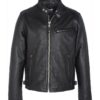 SCHOTT N.Y.C. Biker in pelle Nero