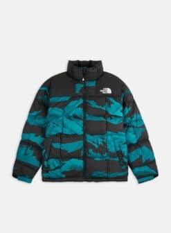 The North Face GIACCA IN PIUMINO LHOTSE Harbor Blue Mountain Peak Print