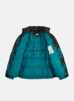 The North Face GIACCA IN PIUMINO LHOTSE Harbor Blue Mountain Peak Print