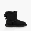 UGG Stivali Mini Bailey Bow II KIDS BLACK