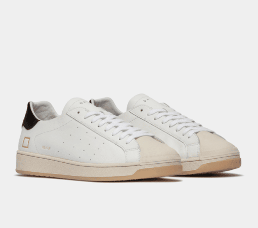 D.A.T.E. BASE CALF WHITE-BLACK