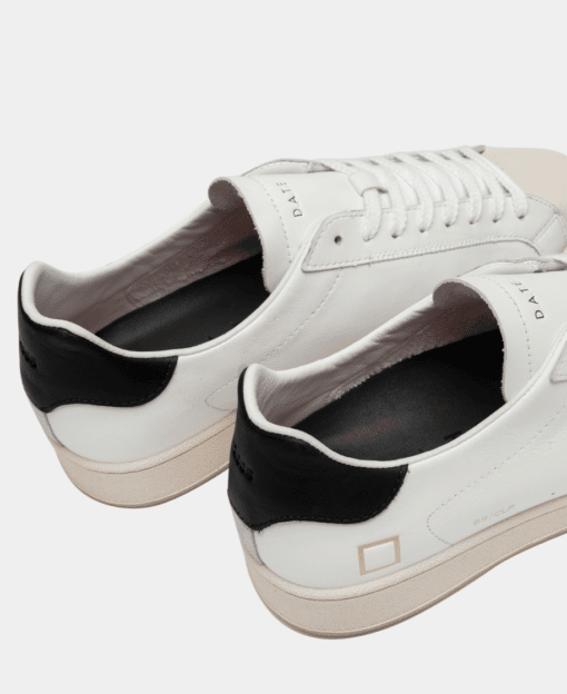 D.A.T.E. BASE CALF WHITE-BLACK
