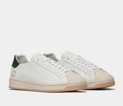 D.A.T.E. BASE CALF WHITE-GREEN