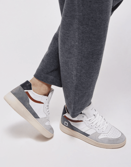 D.A.T.E. COURT 2.0 MID CALF WHITE-GREEN