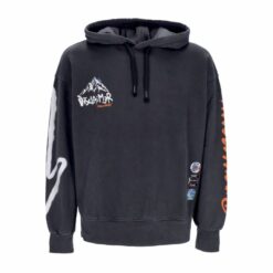 Disclaimer HOODIE mountain YETI BLACK stonewashed