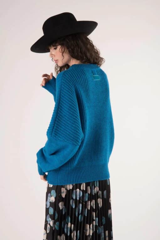 MERCI Maglione Over COBALTO