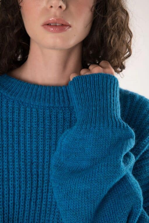 MERCI Maglione Over COBALTO