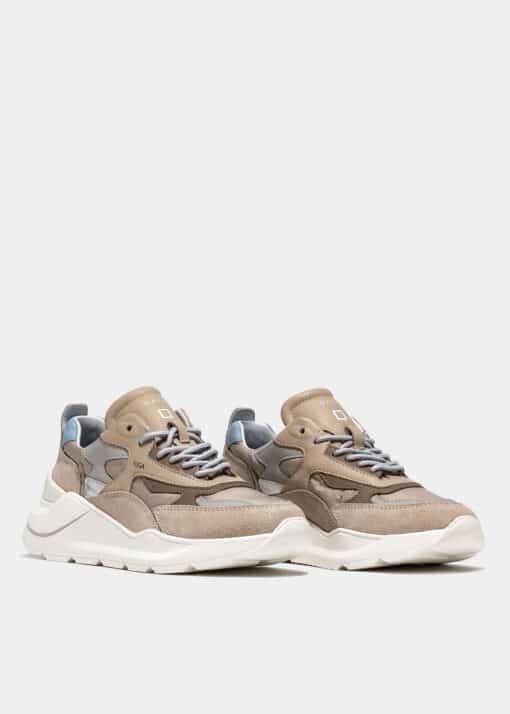 D.A.T.E. SNEAKER FUGA NYLON MUD